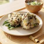 天かす塩昆布おにぎり